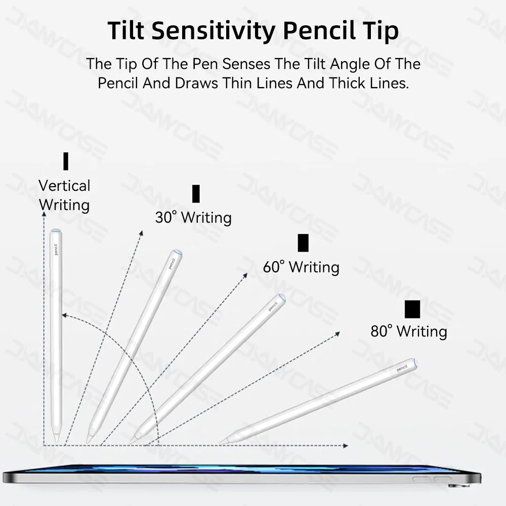 Para iPad lápiz óptico con carga inalámbrica para 2018-2025 iPad Pro 11 12,9 13 M2 M3 M4 10.a generación 11a 10,9 Air 4 5 6 lápiz óptico - imagen 4