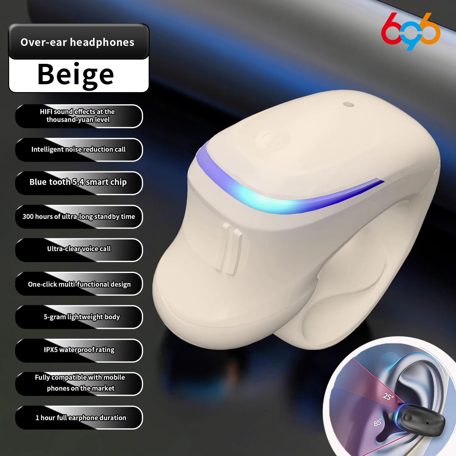 Nuevos auriculares Bluetooth con Clip estéreo de conducción ósea, auriculares inalámbricos, Mini auriculares TWS, auriculares deportivos impermeables para llamadas HD