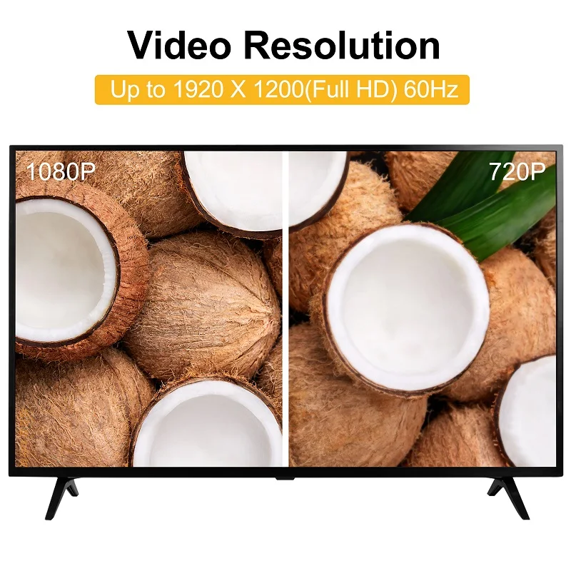 SHULIANCABLE Cable de monitor VGA a VGA 1080P full HD cable macho a macho HD15 adecuado para monitores de computadora, proyectores - imagen 4