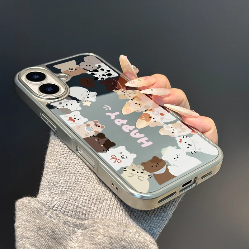 Funda de teléfono Happy Zoo para iPhone11/12/13/14/15/16/17 Pro Max AIR PLUS, funda de teléfono epoxi TPU anticaída - imagen 3