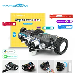 Yahboom Coche Robot Programable para micro:bit V1/V2 – Robótica STEM
