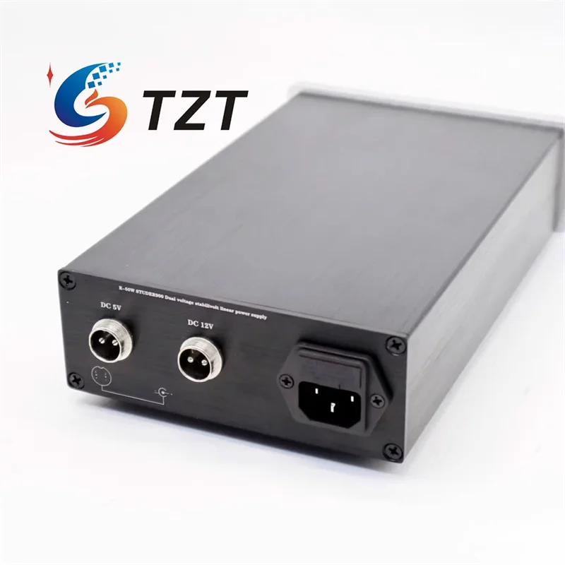 Fuente de alimentación lineal TZT R-50W STUDER900 con panel frontal plateado y salida de 2 canales DC 1-5V 2A DC 2-5V 2A/DC 1-12V 2A DC 2-12V 2A - imagen 2