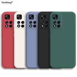 Xiaomi Redmi Note 11S 5G Funda Silicona Líquida con Parachoques