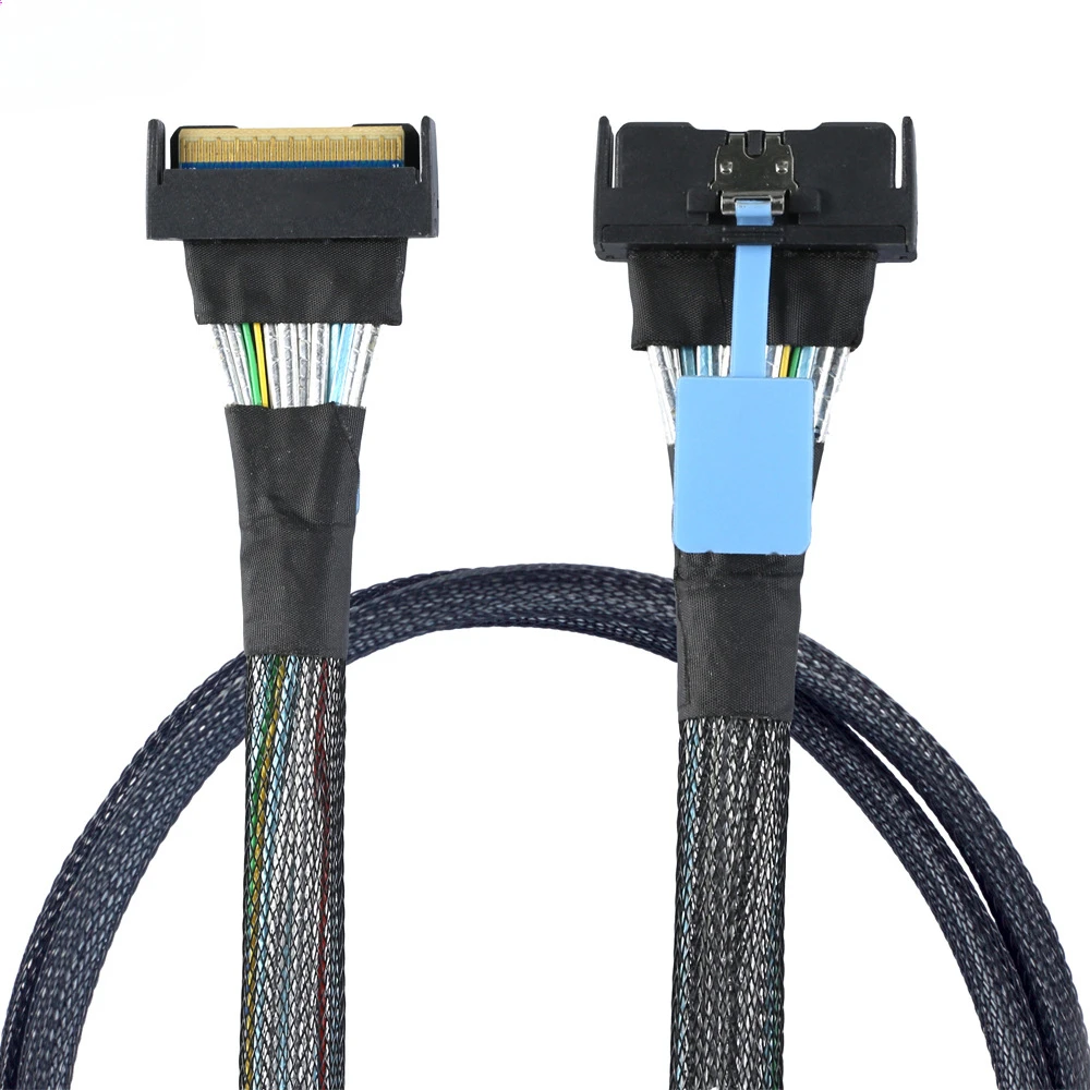 SFF-8654 a SFF8654 SAS MCIO SFF-8654 8I 5.0 74P PCIE a MCIO SFF-8654 cable de conexión - imagen 4