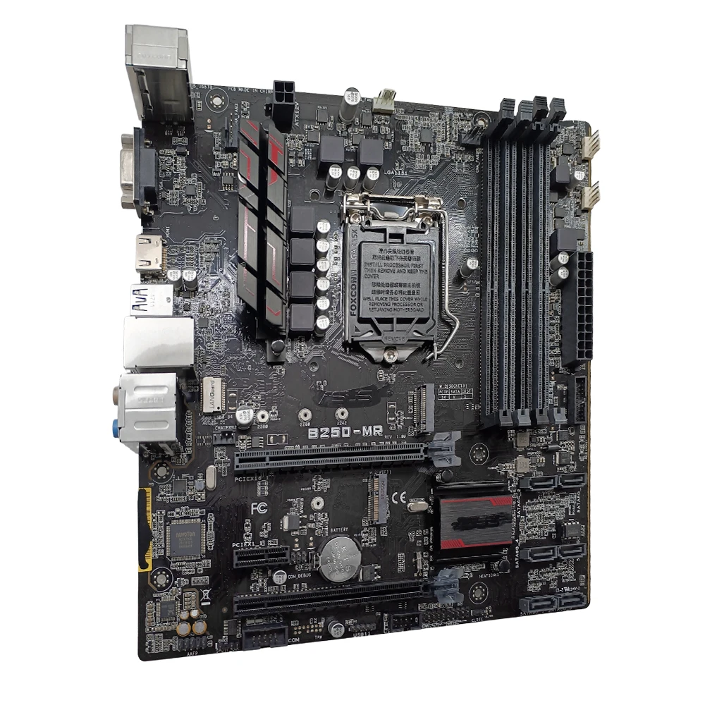ASUS-placa base PRIME B250-MR, intel B250 LGA 1151 DDR4 64GB, compatible con Core i3-6100 i5-7400 i7-6700 cpu M.2 Micro ATX - imagen 3