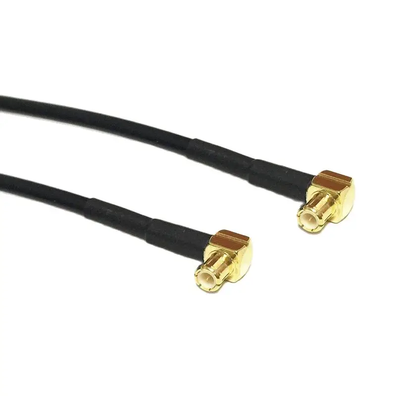 Cable Coaxial RF de ángulo recto con enchufe MCX macho de 90 grados a MCX RG174 20cm/30cm/50cm/100cm para tarjeta Pci inalámbrica