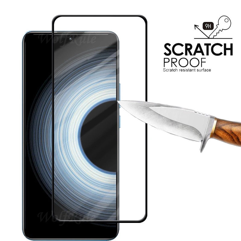 Protector de pantalla 4 en 1 para Xiaomi 12T Pro, cristal de lente 9H HD, pegamento de cubierta completa, Mi 10T, 11T, 12T Pro - imagen 2