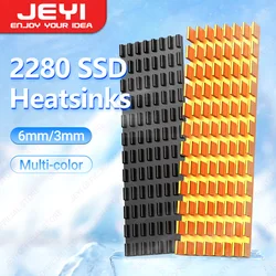 JEYI Disipador NVMe M.2 de aluminio con almohadilla térmica