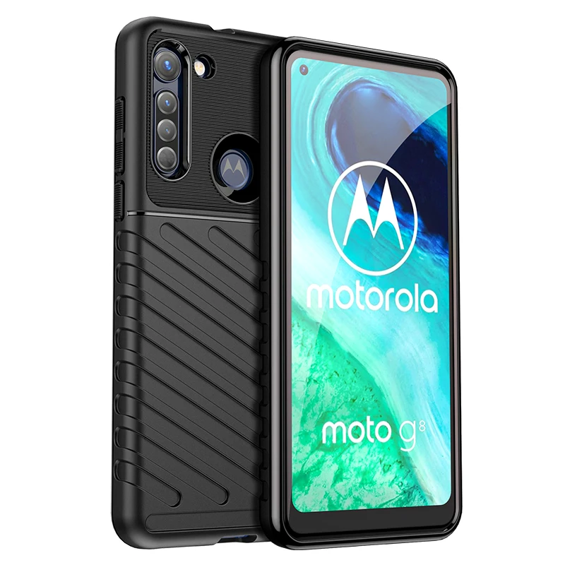 Funda de lujo para teléfono de silicona a prueba de golpes para Moto G8/G8 Power - imagen 4