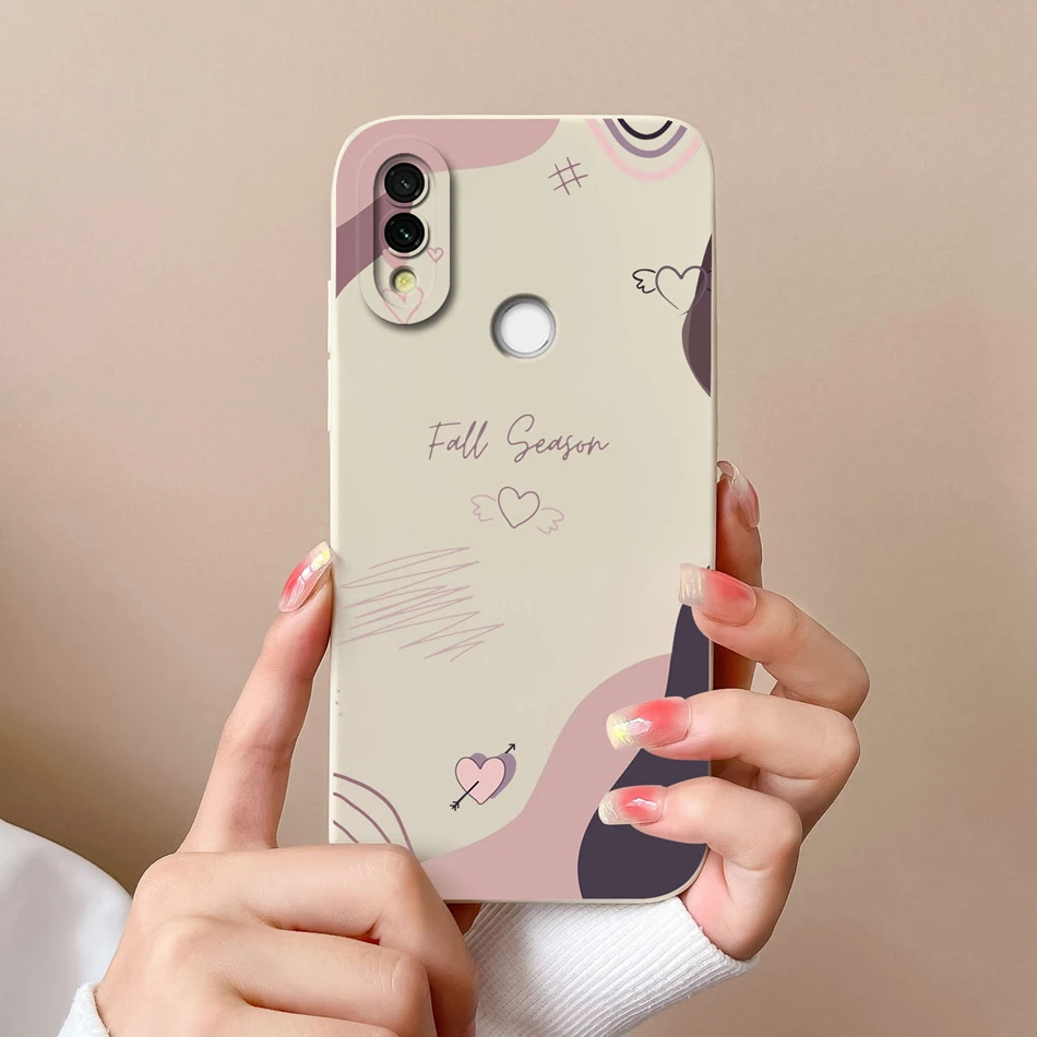 Para Redmi 7 Funda fantasía mariposa suave silicona líquida Cámara protección teléfono contraportada para Xiaomi Redmi7 Funda parachoques Coque - imagen 5