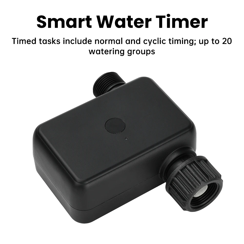Válvula de agua automática, sistema de riego inteligente, interruptor de Control de riego temporizado, controlador de riego automático para césped y patio para Tuya - imagen 4