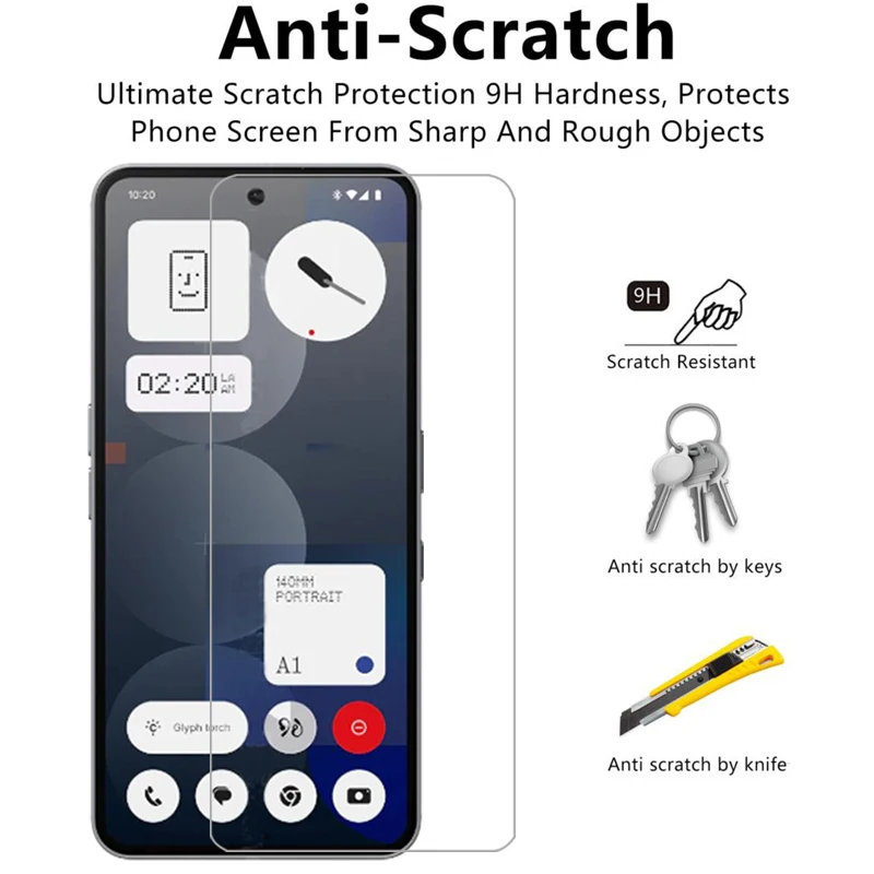 Vidrio templado para nada teléfono 3a pro funda en phone3a 3 a a3 3apro contraportada 360 nada teléfono nothingphone3a nothin no thing - imagen 3