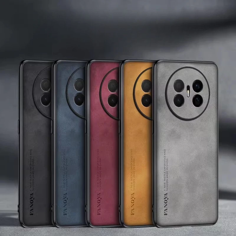 Para Huawei Mate 70 Air funda para Mate70 Air Skinsheep PU cuero protección completa mate duro parachoques magnético soporte cubierta Shell - imagen 4