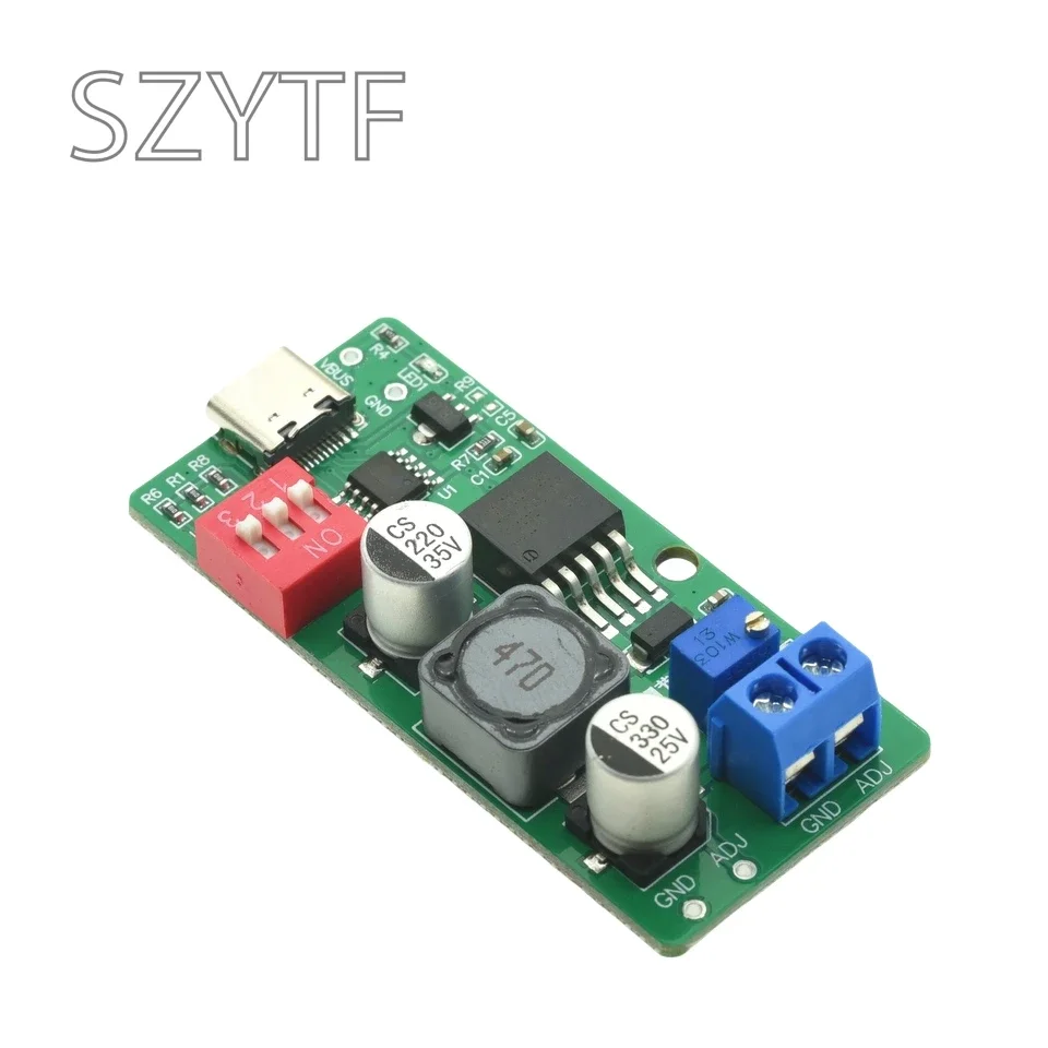 Placa de disparo PD/QC: cargador rápido tipo C, ajustable 5 V-20 V, admite entrega de energía y carga rápida - imagen 5