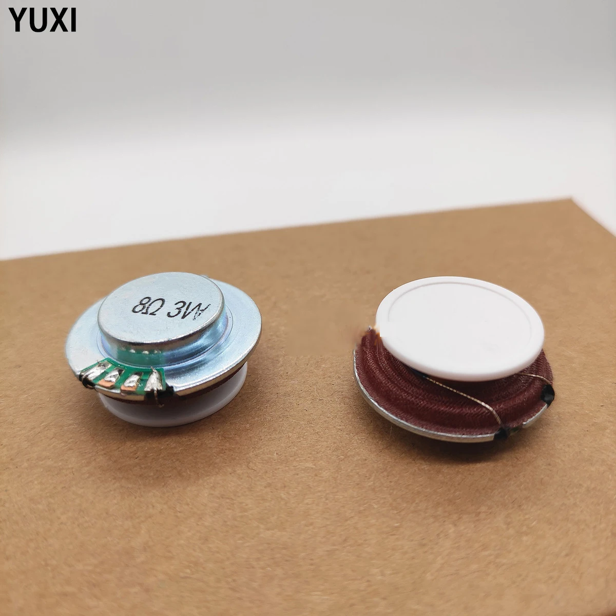 YUXI 1PC 27MM 4R 3W 8R 3W resonancia vibración Mini altavoz estéreo altavoz vibración altavoz Vbro altavoz 4/8Ohms 3 vatios - imagen 5