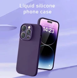 Funda Silicona Líquida iPhone 15/14/13/12/11 – Lujo Colorida