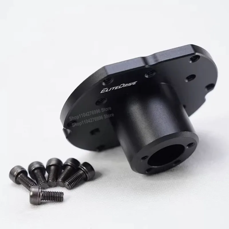 Simulador de carreras CNC aleación de aluminio proceso de anodización anillo adaptador Compatible QR2 para volante Fanatec 918 UHUB V1 - imagen 4