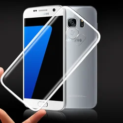 Samsung Galaxy S7 Edge Funda Silicona Transparente Antideslizante