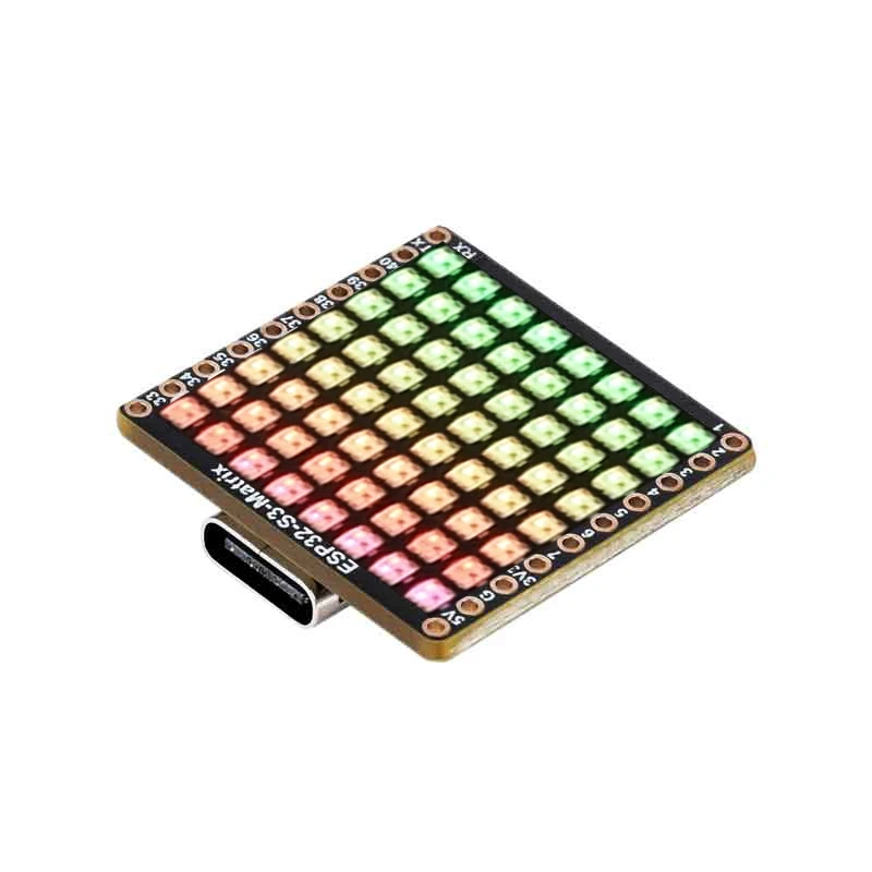 ESP32-S3 Matrix RGB-LED con WiFi Bluetooth QST actitud Gyro Sensor QMI8658C para Arduino Python - imagen 3