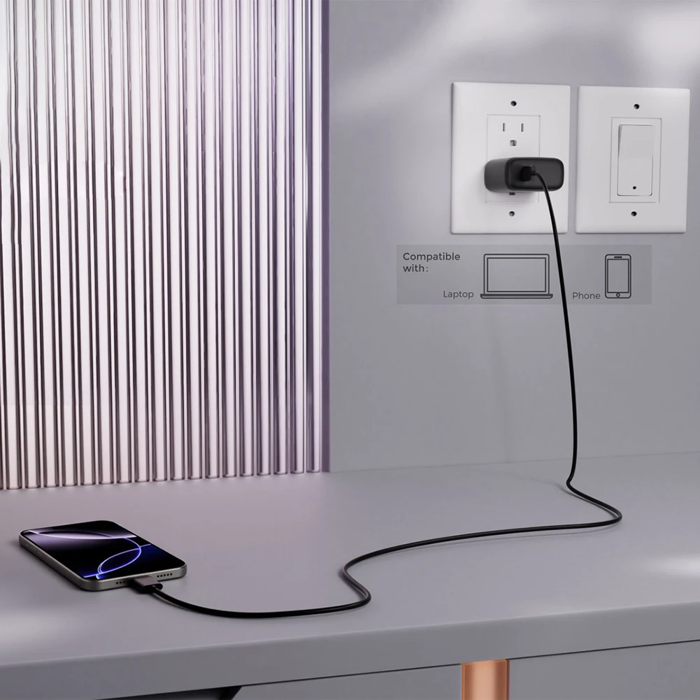 Adaptador de CA de 60W, cargador rápido para consola de juegos Nintendo Switch 2, adaptador de CA, fuente de alimentación, cargador tipo C para accesorios Switch 2 - imagen 4