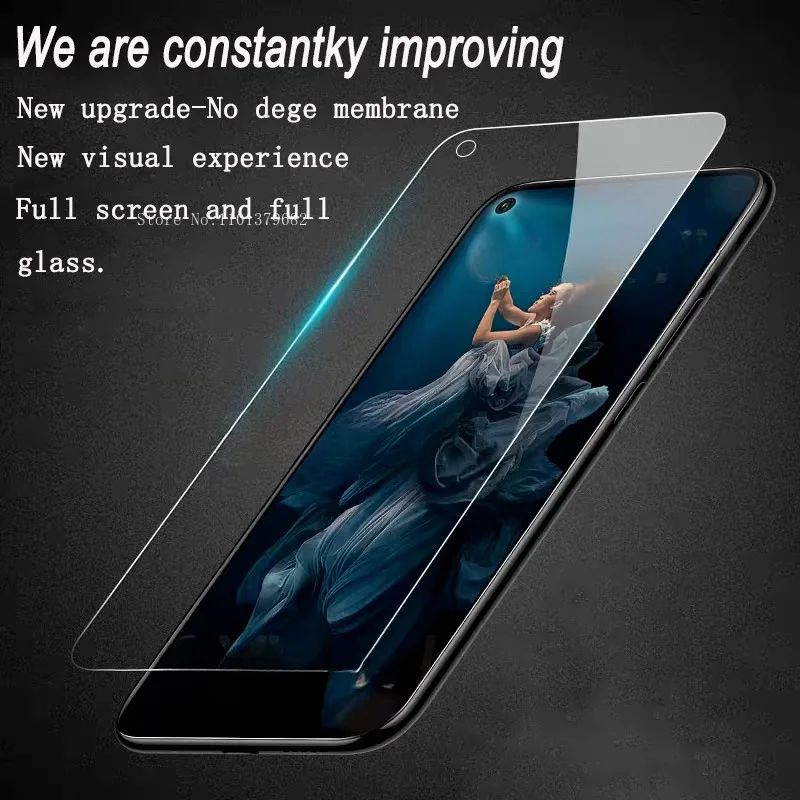 Protector de pantalla de vidrio templado para Huawei Honor 20 30 Pro 20i 20s 10Lite, 3 unidades - imagen 3