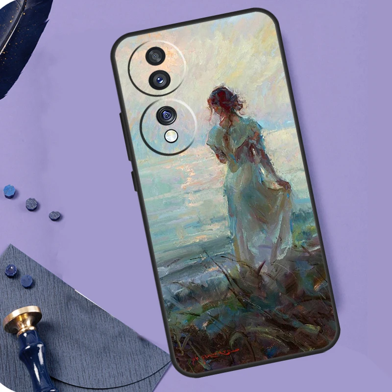 Pintura de arte renacentista para Honor X8a X9a X6a X7a X6 X7 X8 X9 X8b X9b Honor Magic 6 Pro 50 70 90 Magic 5 Lite - imagen 4