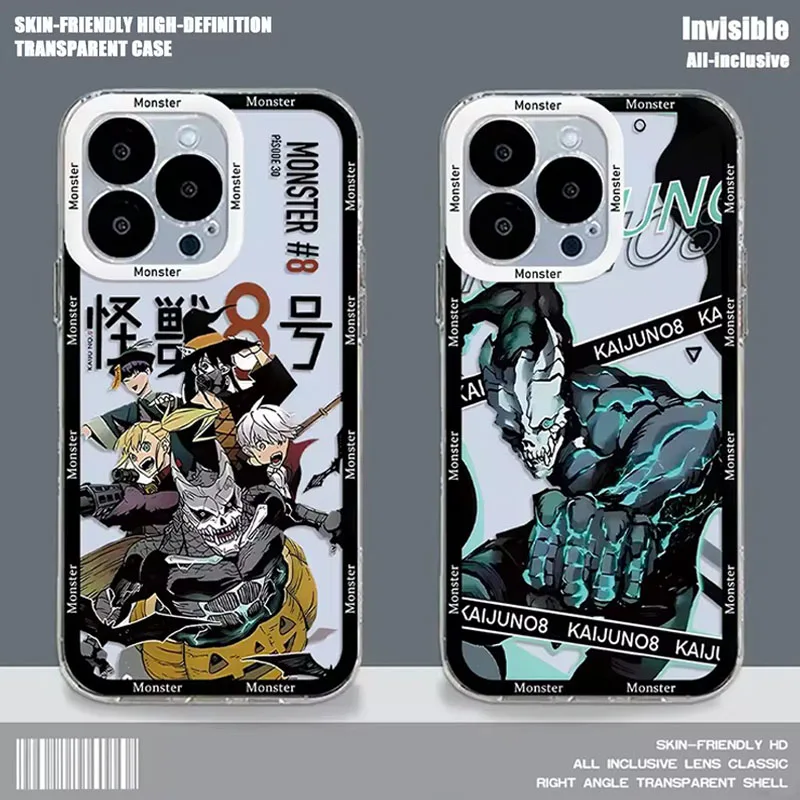 Kaiju No. 8 funda de Anime para Xiaomi POCO C65 X6 X7 X5 Pro X3 NFC X4 GT F3 F5 F6 M5S M6 Pro 4G 14T 13T 12T 11T 14 13 11 Lite 5G NE