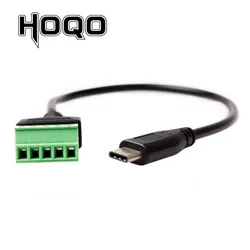 Adaptador USB-C a Terminal de Tornillo de 5 Pines