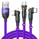 Purple type-c cable