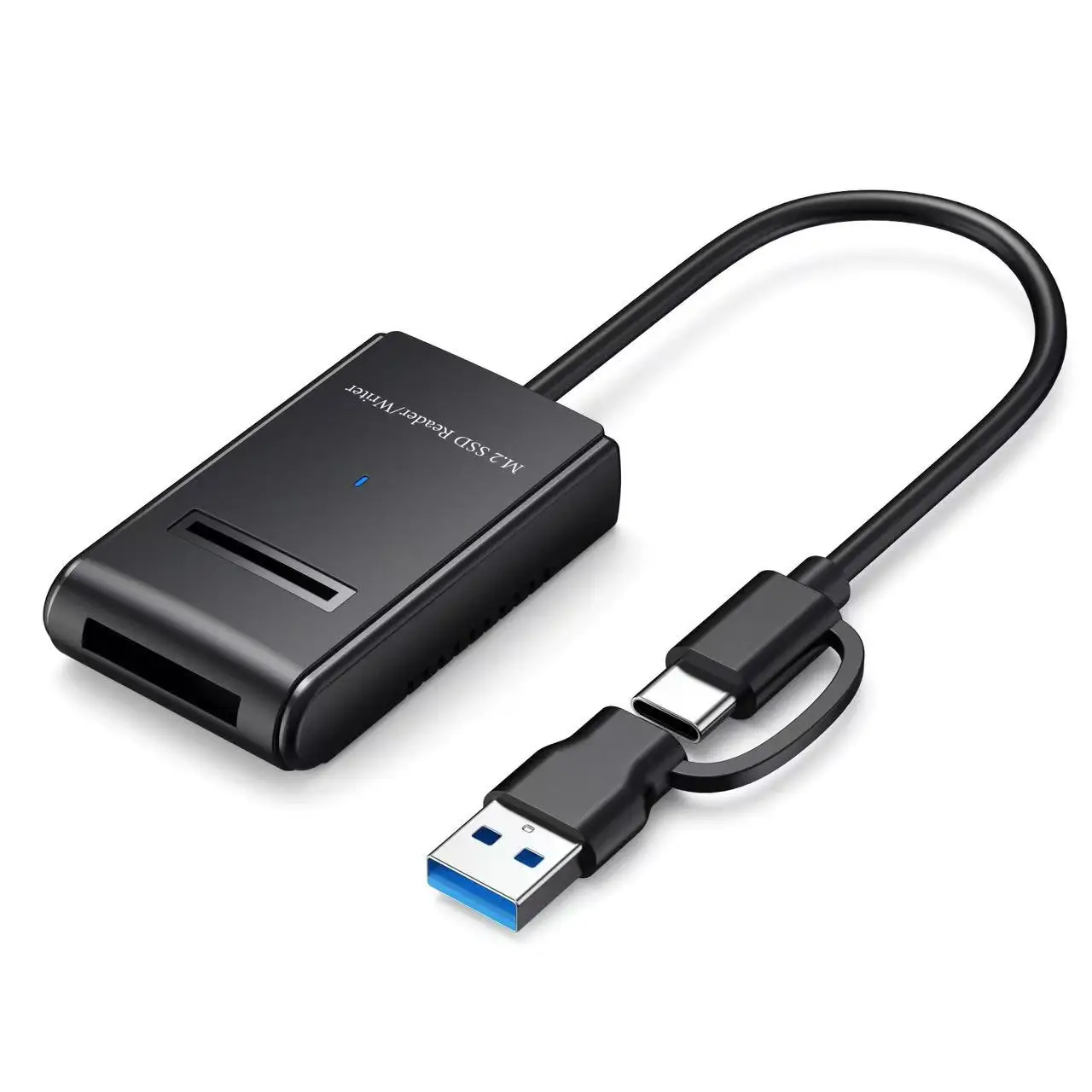 USB 3,0 USB-C tipo C tipo A a NVME M-key M.2 NGFF SATA SSD acoplamiento Cable externo Horizontal gabinete RTL9210B Chipset - imagen 2