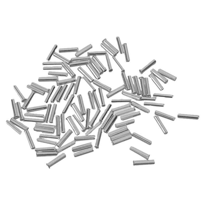 Conector de Cable no aislado de 100 piezas, casquillos de Cable eléctrico, Terminal de crimpado de cobre desnudo estañado, 0, 5 mm2-16 mm2, 22-10 AWG - imagen 3