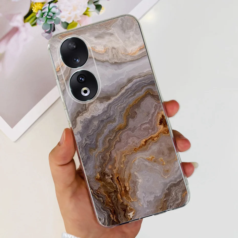 Para Honor 90 / 90 Pro / 90 Lite funda de silicona con diseño de estilo Metal de dragón a la moda para Honor90 90Pro 90lite fundas de teléfono suaves de TPU - imagen 5