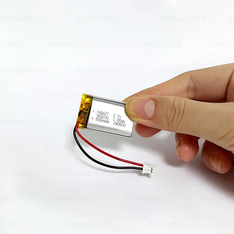 Batería Lipo de 500 mAh y 3,7 V 902030 092030   Baterías de polímero de iones de litio para masajeador, rastreador de control remoto, celda de litio recargable - imagen 5