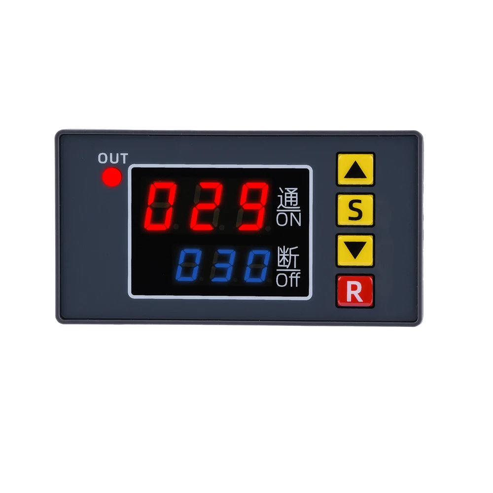 Relé de retardo de tiempo Digital T3231, pantalla LED, interruptor de Control de temporizador de ciclo, relé de sincronización ajustable, interruptor de retardo de tiempo 12V 24V 220V - imagen 2