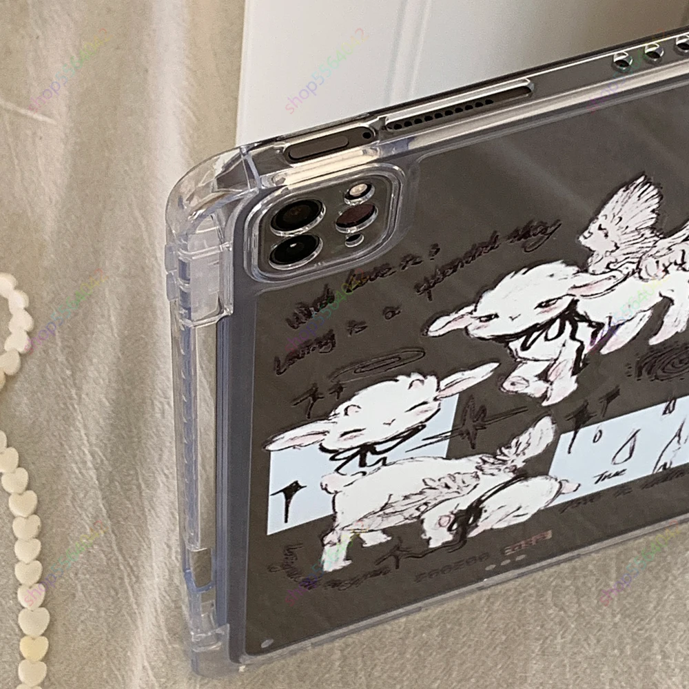 Funda para iPad Air Pro de 13 pulgadas, cubierta con portalápices, de 6, 5 y 4. ª generación, M2, 2024, 2024 pulgadas, 12,9 - imagen 5