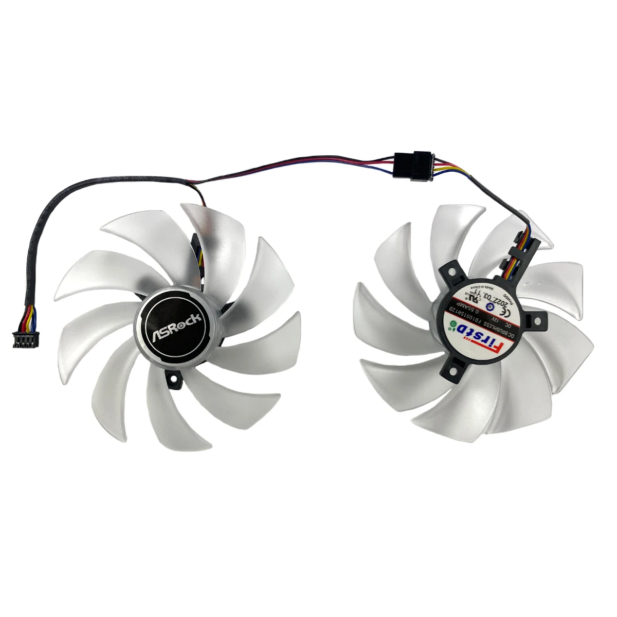 DIY para ASROCK Radeon RX6600 6600XT 6650XT 6700XT Challenger D OC ventilador de repuesto para tarjeta gráfica - imagen 5