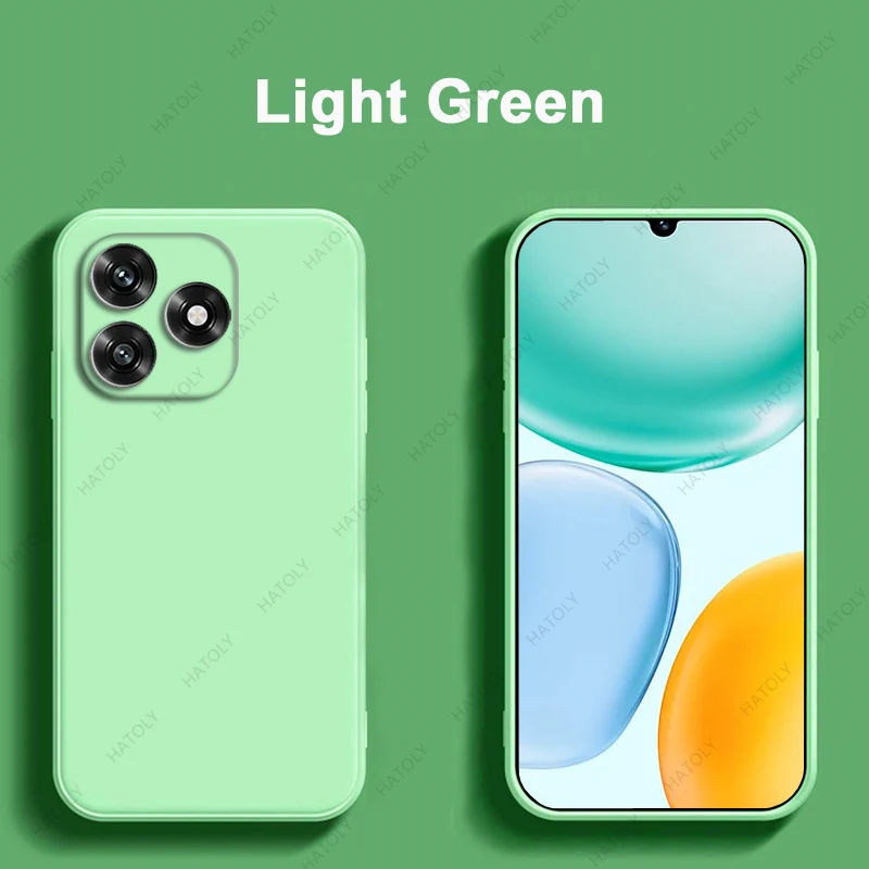 Para Honor X5c Plus Funda para Honor X5c Funda de teléfono de silicona líquida Original para Honor X5c Plus Protector чехол Funda trasera - imagen 3