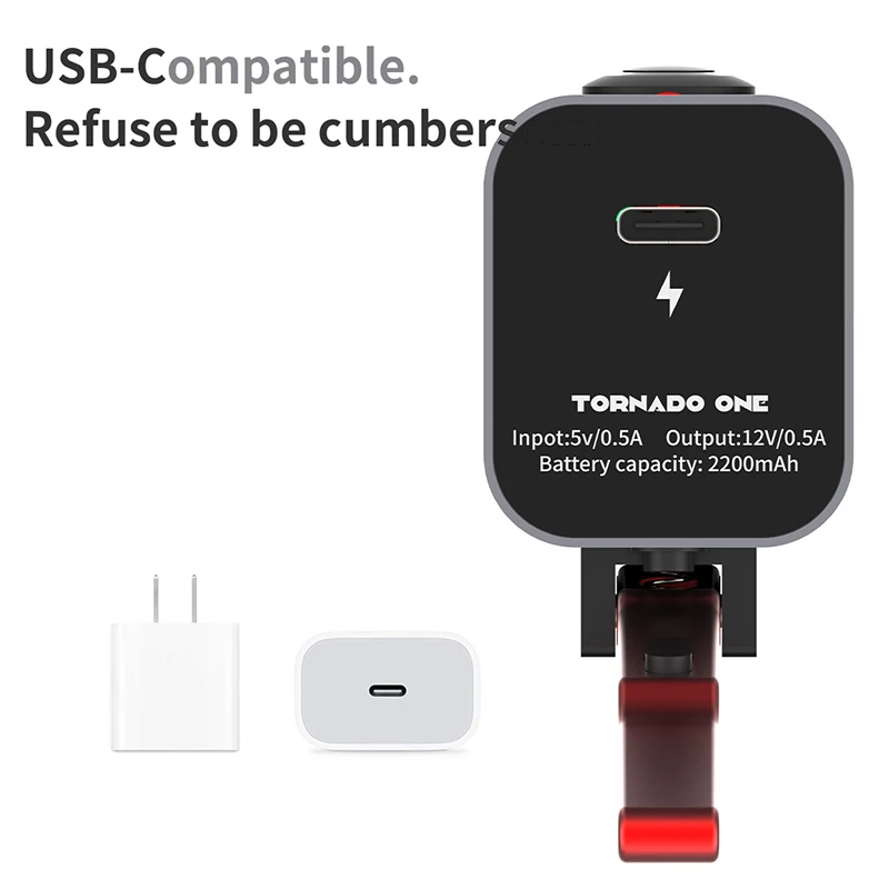 Removedor de pegamento eléctrico mecánico TORNADO ONE con batería integrada de 2200mAh 18650, herramienta de limpieza de pegamento con puerto USB-C de 3 velocidades - imagen 3