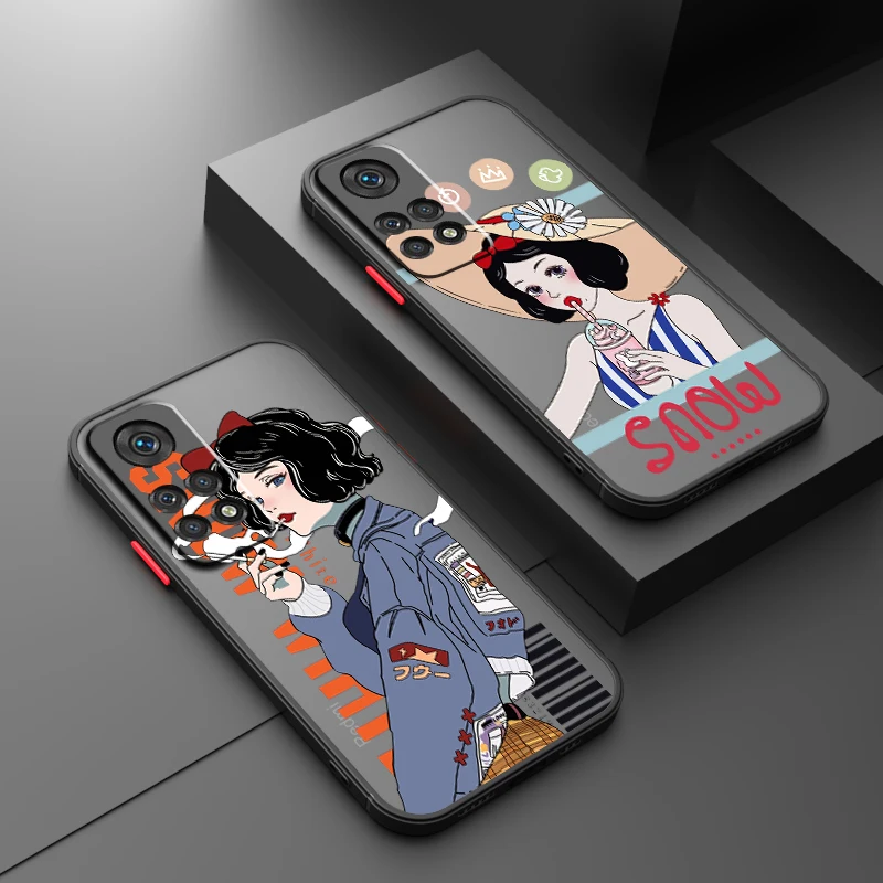 Disney Blancanieves translúcido para Redmi 8, 3, 9A, 9C, 9AT, 9, 9T, 13R, 10A, 10C, 10, 11A, 12C, 12, 13C, 5G - imagen 2