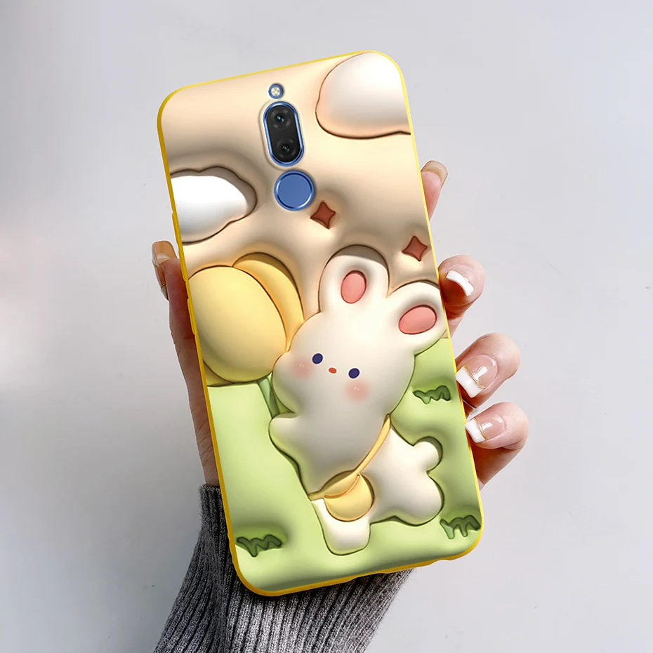 Para Huawei Mate 10 Lite Funda conejo Panda patrón lindo silicona Funda trasera para Huawei G10 Nova 2i Maimang 6 RNE-L21 Shell - imagen 2