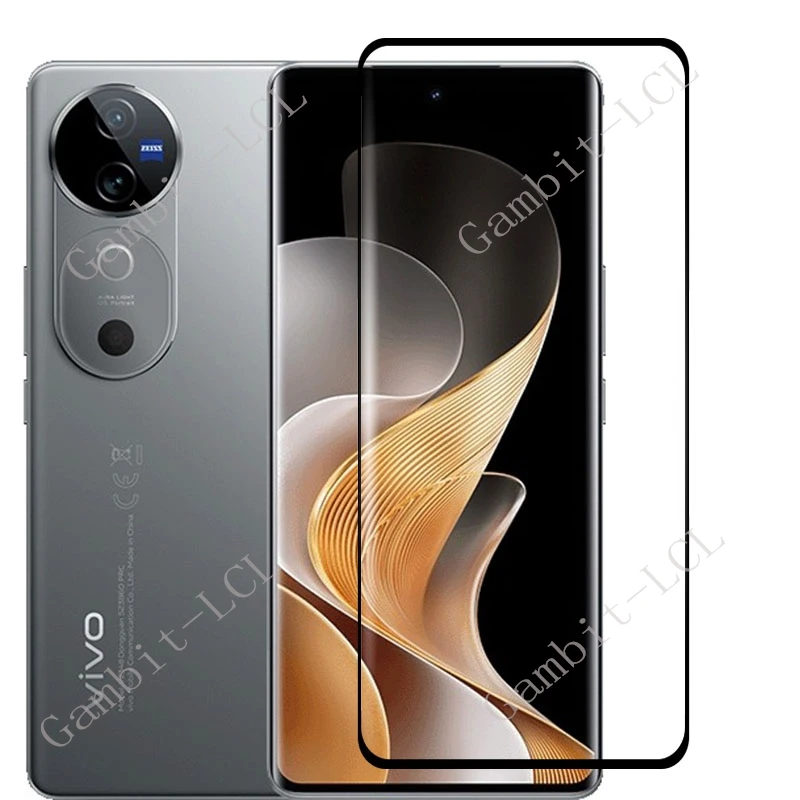 3 uds 9H 3D vidrio templado curvo para Vivo V40 Pro en VivoV40Pro VivoV40 V40Pro 5G 6,78 "película protectora de pantalla - imagen 2