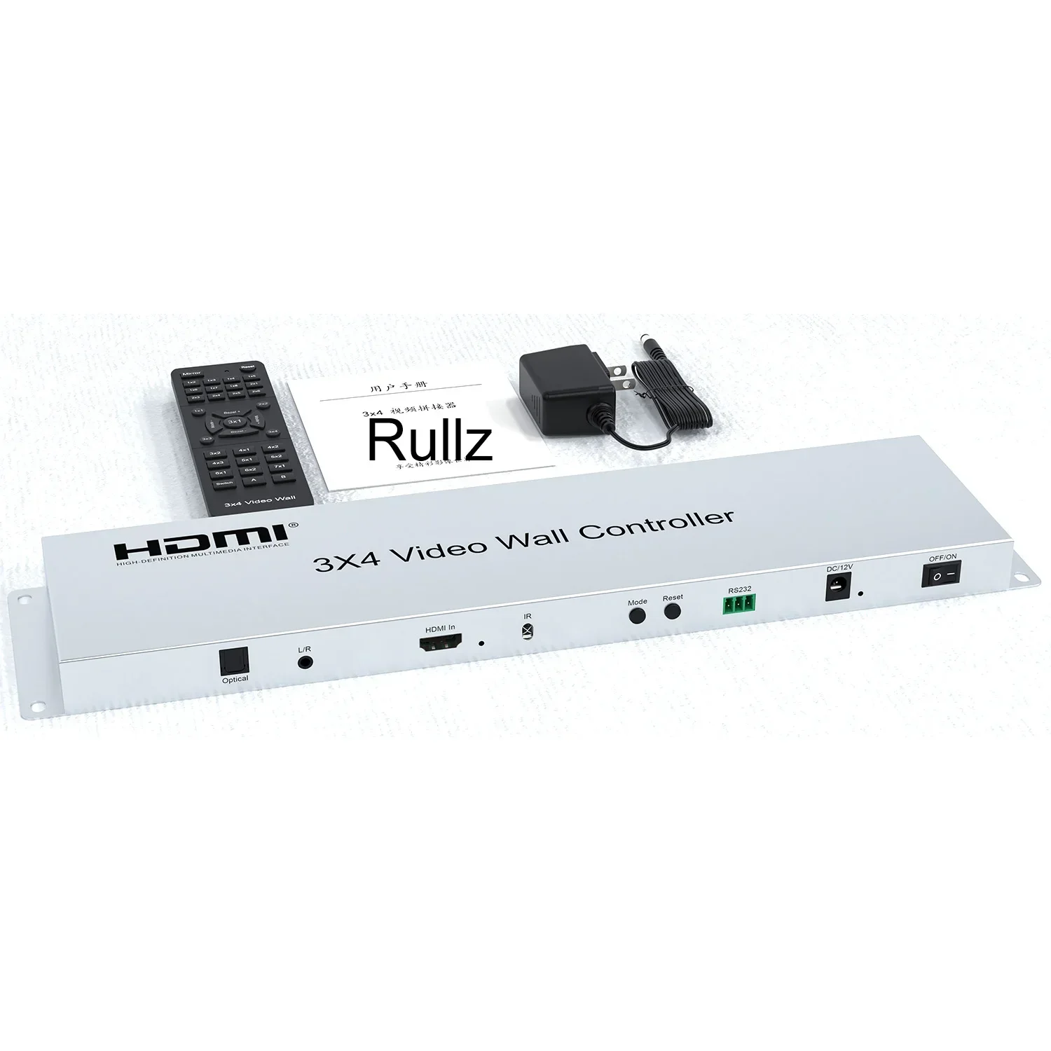 Controlador de pared de vídeo HDMI 3x4, 2x2 2x3 2x4 3x3 3x4 2x5 2x6 1x3 1x4 1x5 4 6 8 9 12, procesador de empalme de múltiples monitores, empalmador de TV - imagen 3