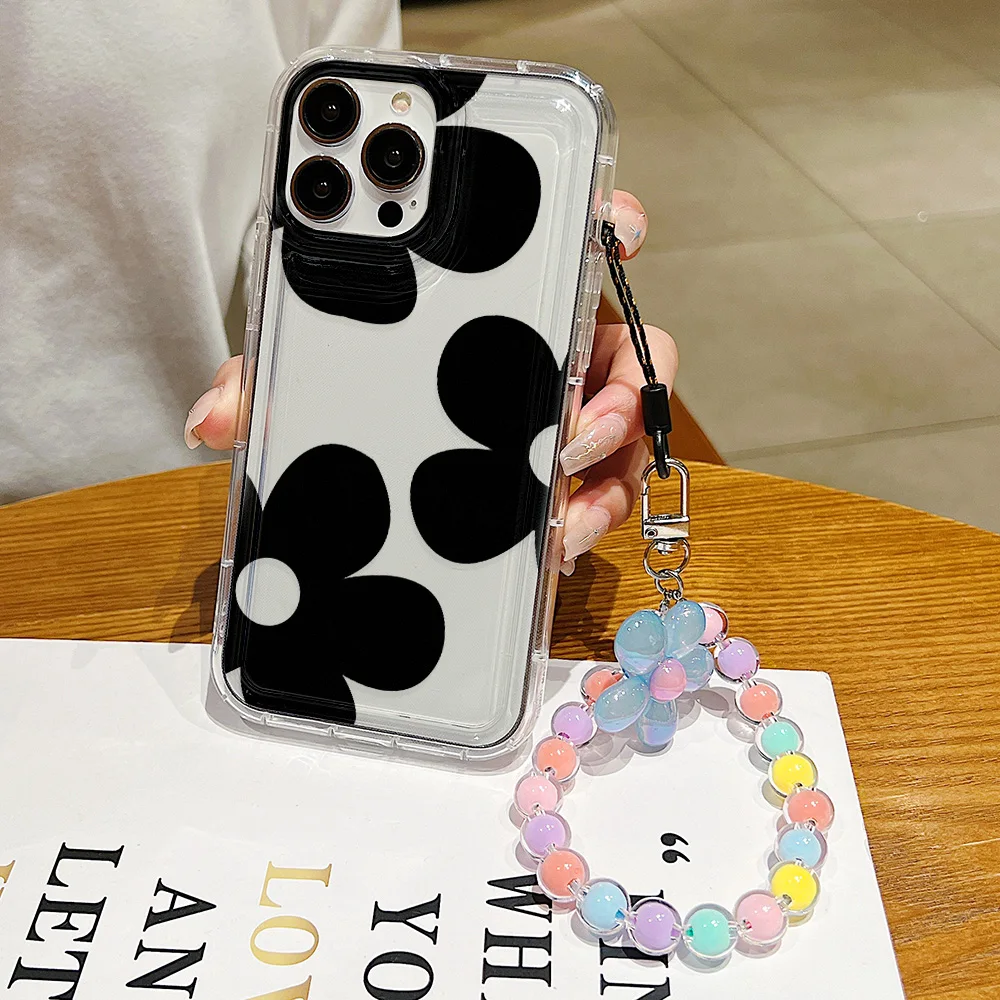 Funda de teléfono con correa para la muñeca, carcasa de silicona suave para iPhone 14, 11, 15, 13 Pro Max, 12, XR, X, XS, 7, 8 Plus, 15Pro Max, 13 Pro Max, 6s, SE, 2020 - imagen 5