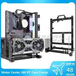 Caja PC ATX Semitorre Abierta con Alto Flujo de Aire