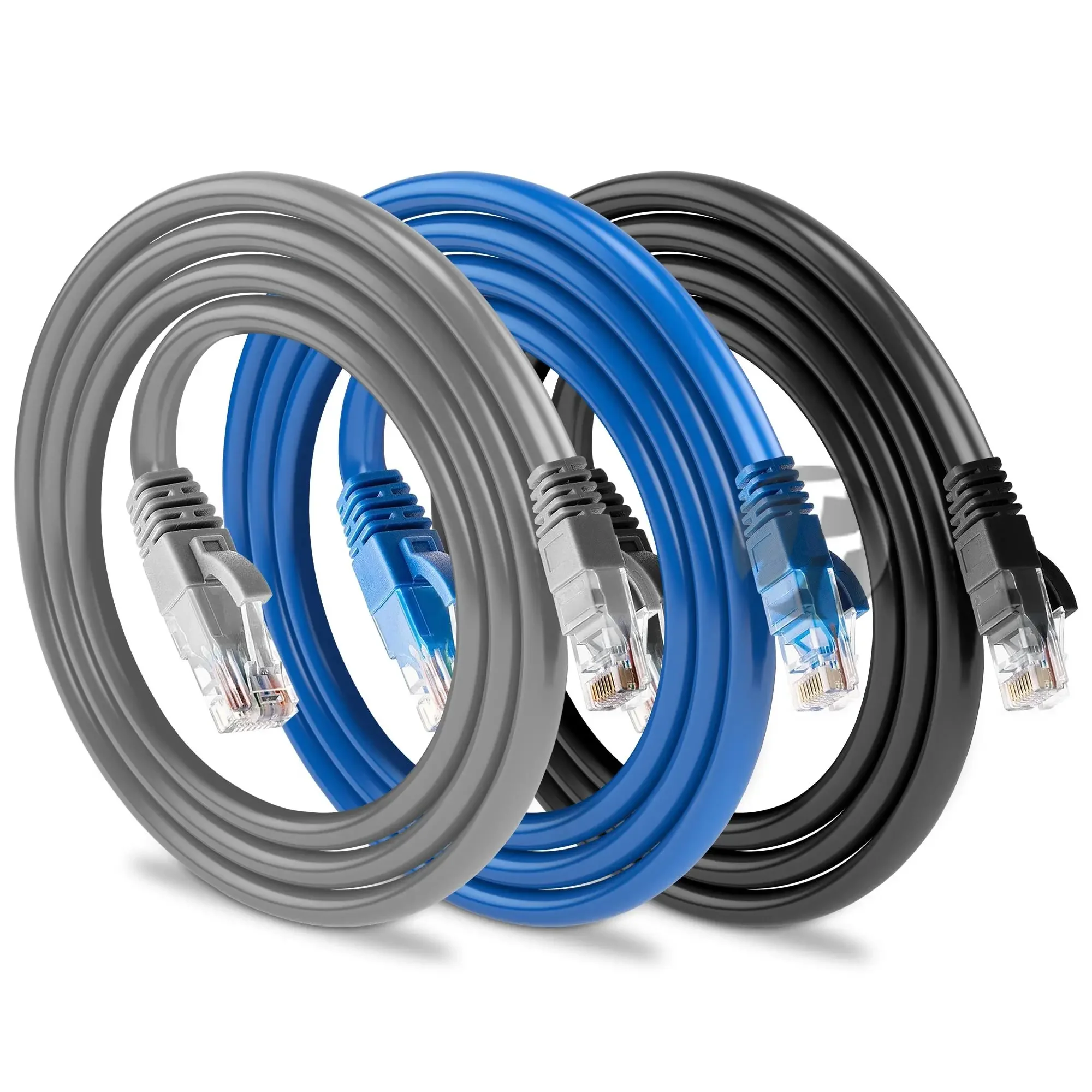 Cable FT Ethernet RJ45 Cat6e Cable Ethernet SP doble blindado multihebra portátiles enrutador de red Lan RJ 45 Cable de conexión de Internet - imagen 3