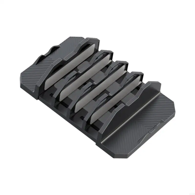 Soporte organizador Vertical multicapa para portátil 462E, con Base antideslizante para almacenamiento en hogar y Oficina, - imagen 5