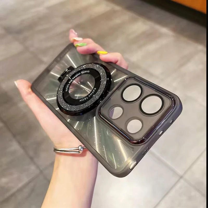 Para Tecno Pova 6 Neo 7 POVA 6 4G POVA6 pro 5G Funda trasera Funda de teléfono soporte de brillo cámara protección a prueba de golpes Funda - imagen 2