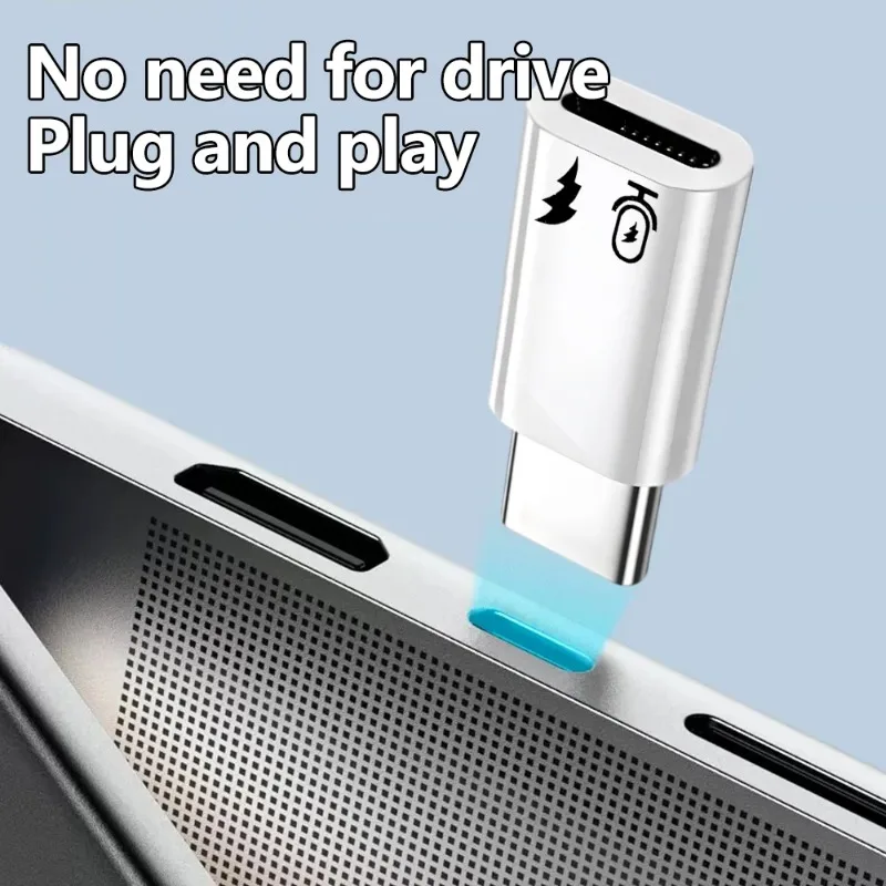 Convertidor de carga de transferencia de datos OTG, adaptador de teléfono para IPhone 15, Xiaomi, Samsung tipo C, conector macho a IOS hembra - imagen 3