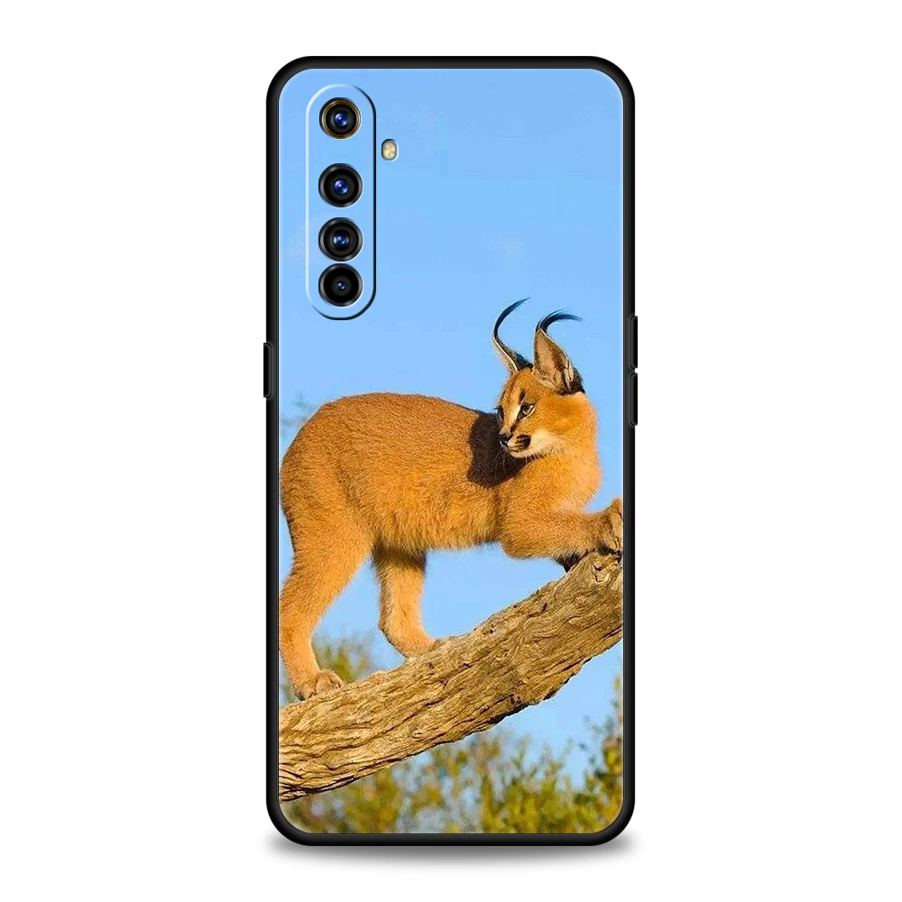Funda africana Lynx Caracal Cat para Realme 13 12 11 10 9 8 5G 7 C25 C35 GT5 GT3 GT2 Pro Plus para Realme GT Neo 2 3 3T 5 - imagen 5