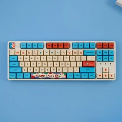 Teclas PBT perfil XDA Circo para teclado mecánico antidesgaste